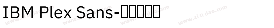 IBM Plex Sans字体转换
